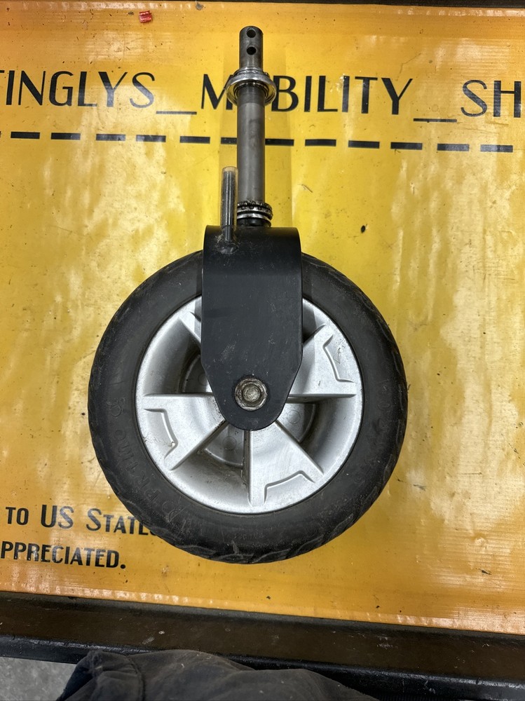 🥇Front Caster & Fork for Pride Maxima Mobility 3-Wheel Scooter 10x3 Solid Wheel