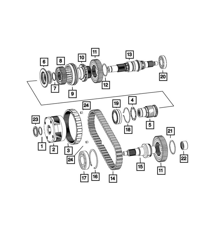 Genuine Mopar Input Gear 5101990AB