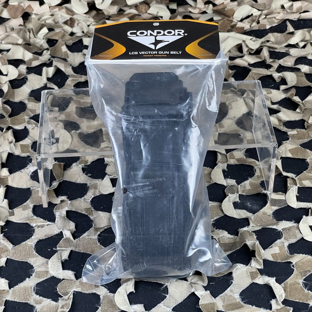 NEW Condor LCS Vector Belt - Black - Medium