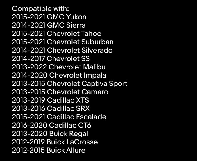 2012-2022 GM Genuine OEM 13597422 Brake Pedal Position Sensor