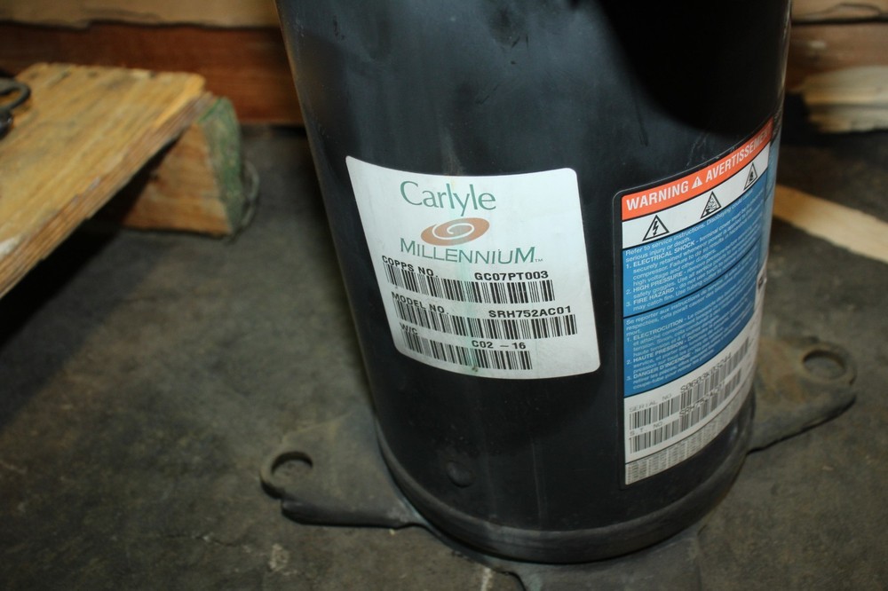 Scroll Technologies Carlyle Millenium GC07PT003 Compressor SRH752AC01