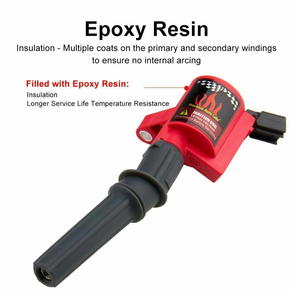 8 DG508 Ignition Coil Pack For Ford F150 Expedition 2000 2001 2002-2004 4.6/5.4L