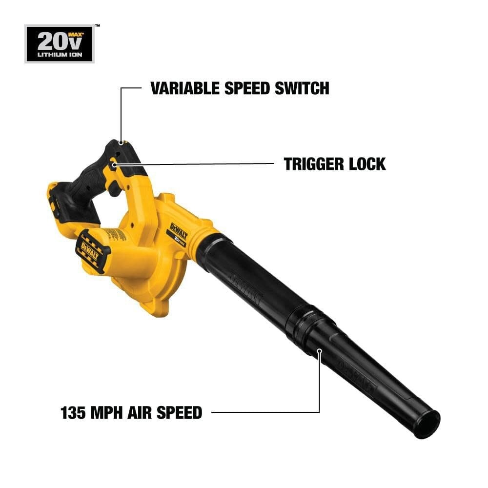 20V Max Blower 100 Cfm Variable Speed Trigger Lock Bare Tool