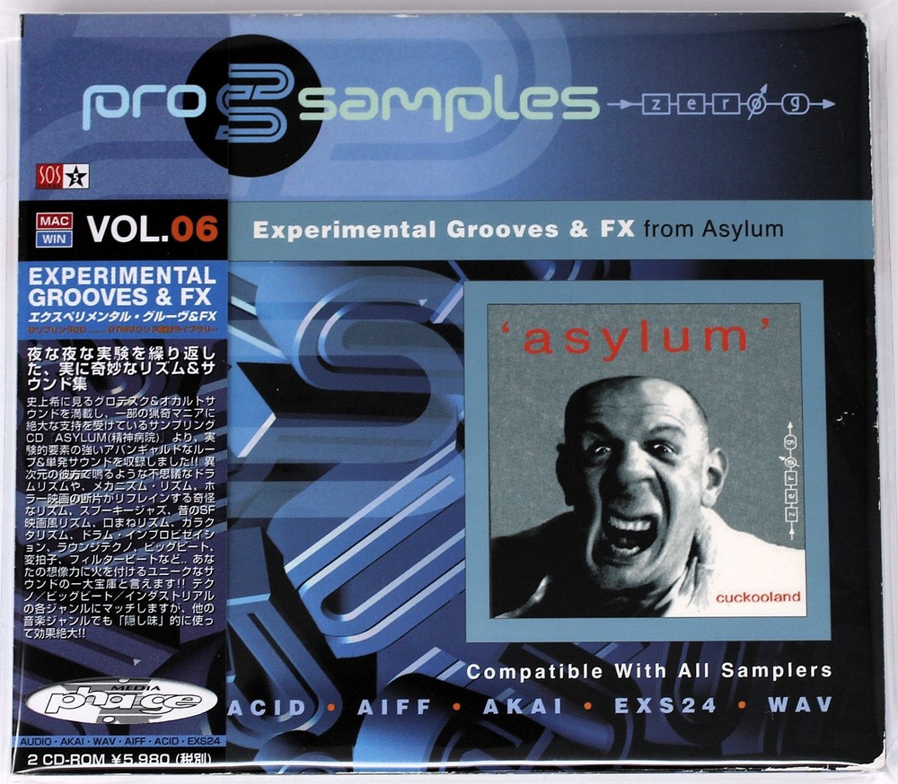 Zero-G Pro Samples 06 Experimental Grooves Sample/Sound Library/Sampling 2 CD