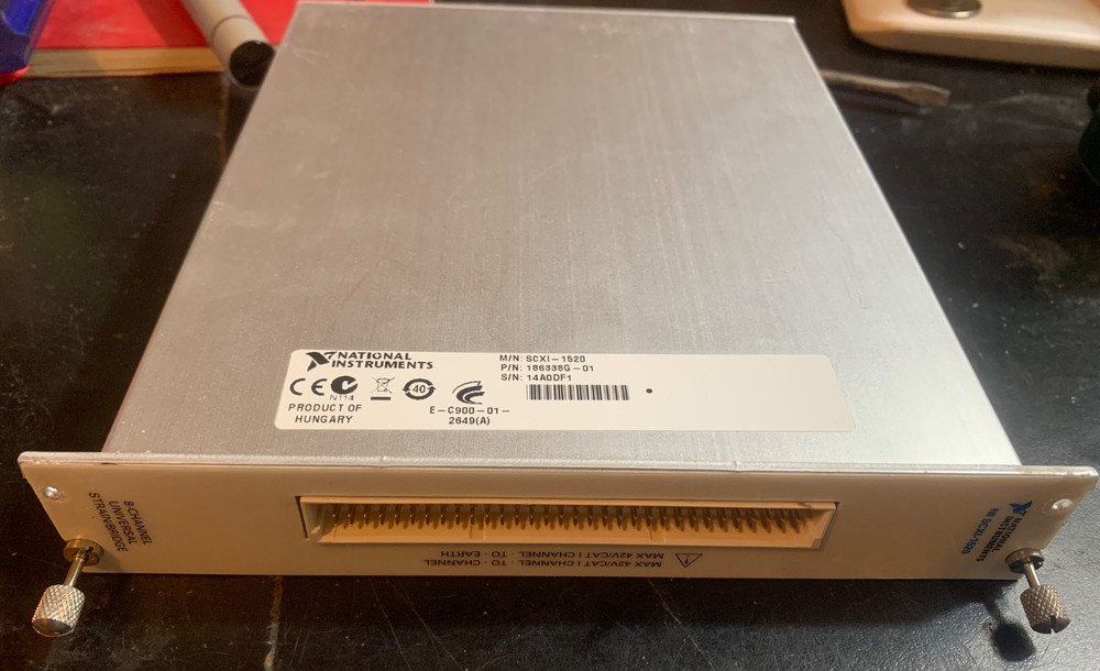 National Instruments NI SCXI-1520 Strain/Bridge Input Module