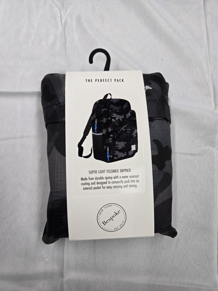 The Perfect Pack Super Light Foldable Daypack  Bespoke 2 Black Camo