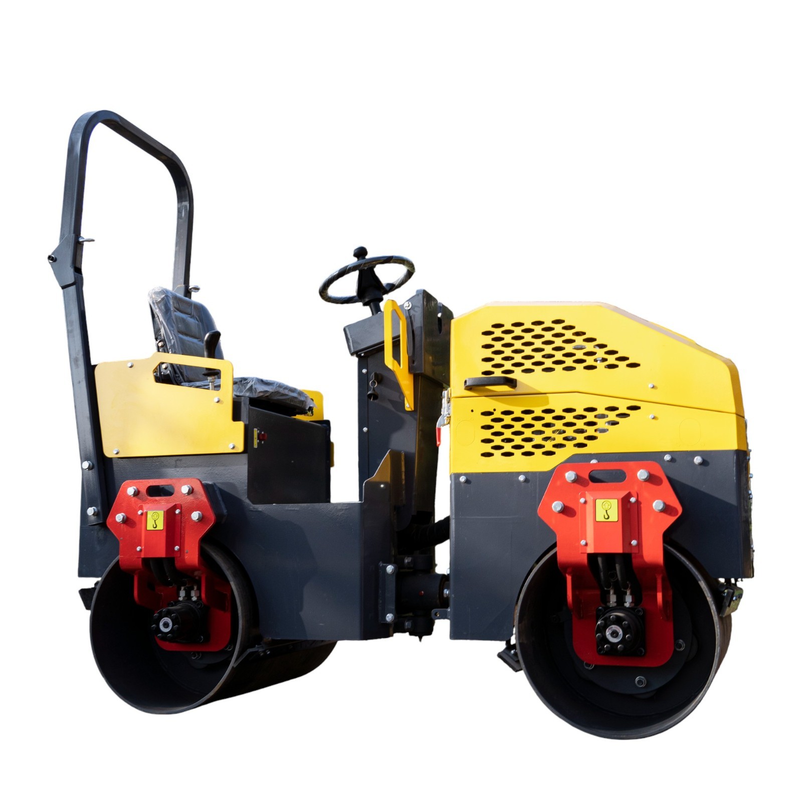 TYPHON FURY 15 Mini Road Roller 1.5Ton 13.5 hp B&S Gas Engine Hydraulic Steering