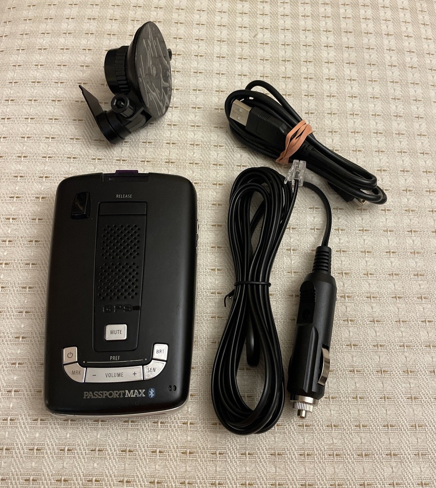 ESCORT PASSPORT MAX BLUETOOTH Radar Detector Tested UPDATED