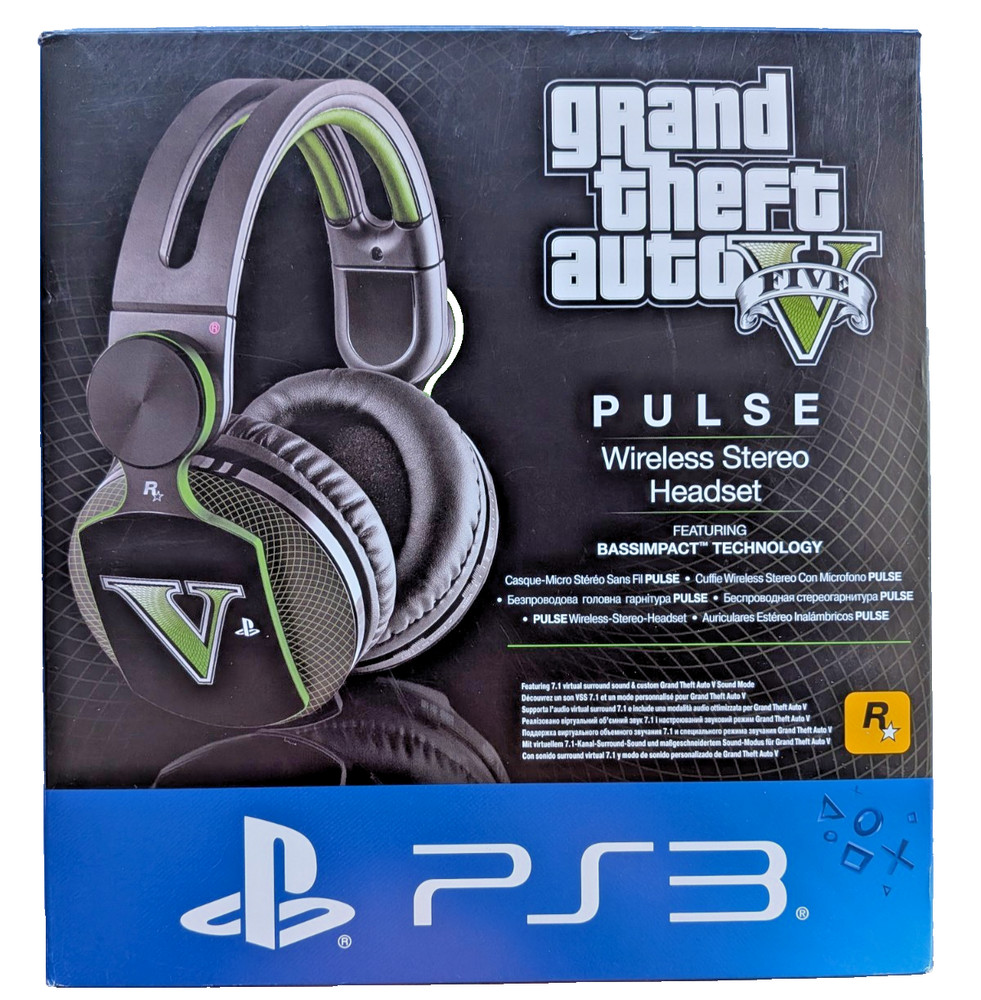 Grand Theft Auto V Pulse Elite Edition wireless headset