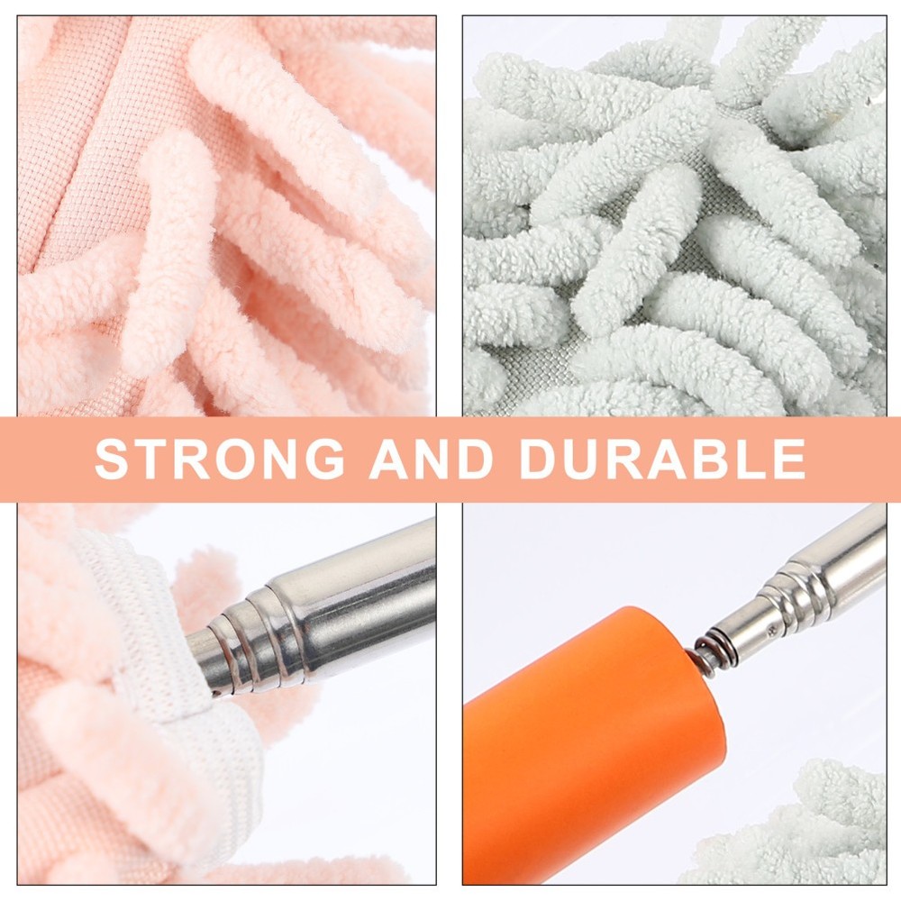 2pcs Hand Duster Telescopic Dust Sweeper Dust Cleaning Tool Bendable Duster
