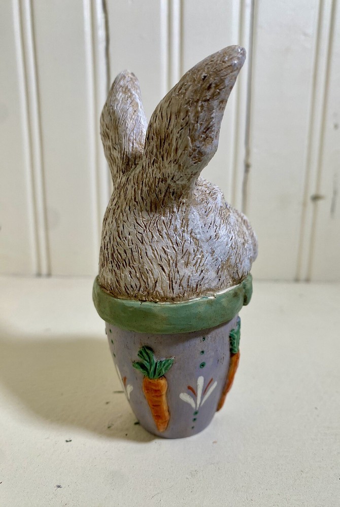 Easter Rabbit Head Candy Container
