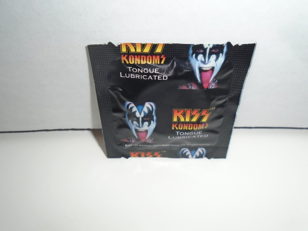 KISS GENE SIMMONS SEALED SINGLE CONDOM PACKAGE - THE DEMON