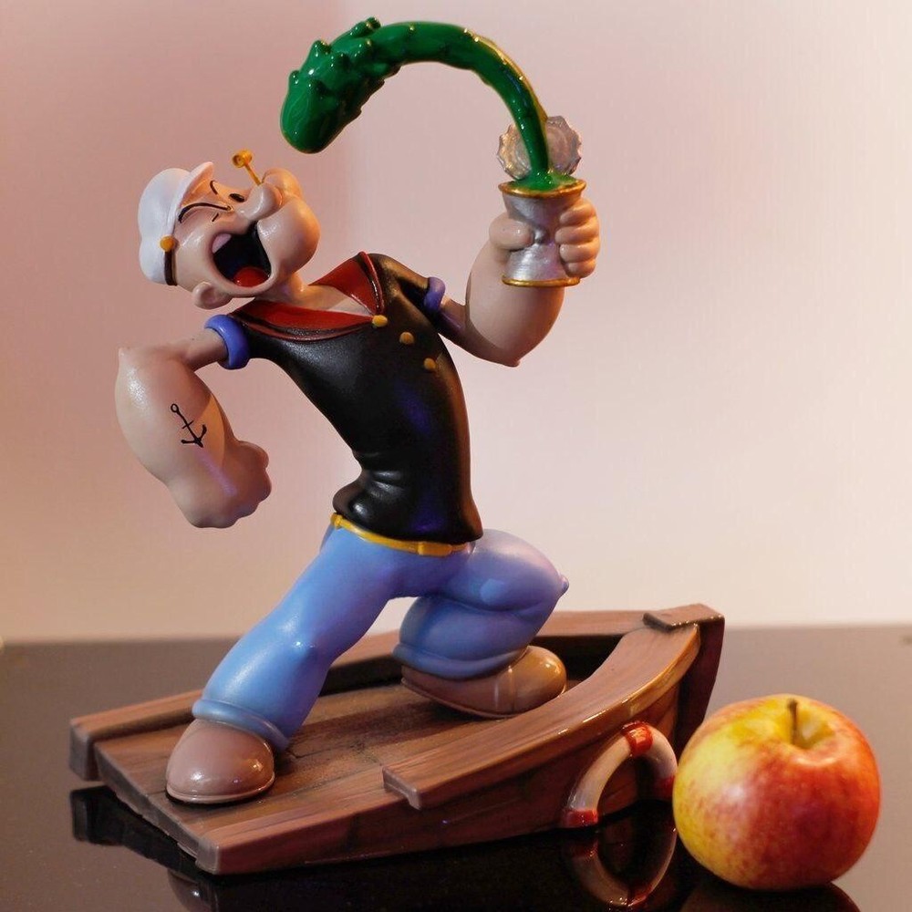 UNPAINTED Popeye Diorama 3d Printed Model Kit