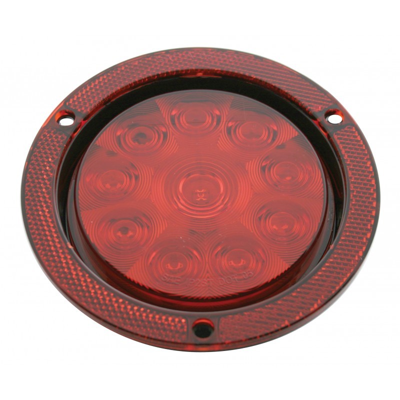 1 LED 4" Stop/Turn/Tail Light with Reflex Flange