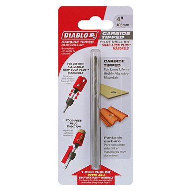 4 in. Carbide Tipped Pilot Drill Bit - DHS4BITCT