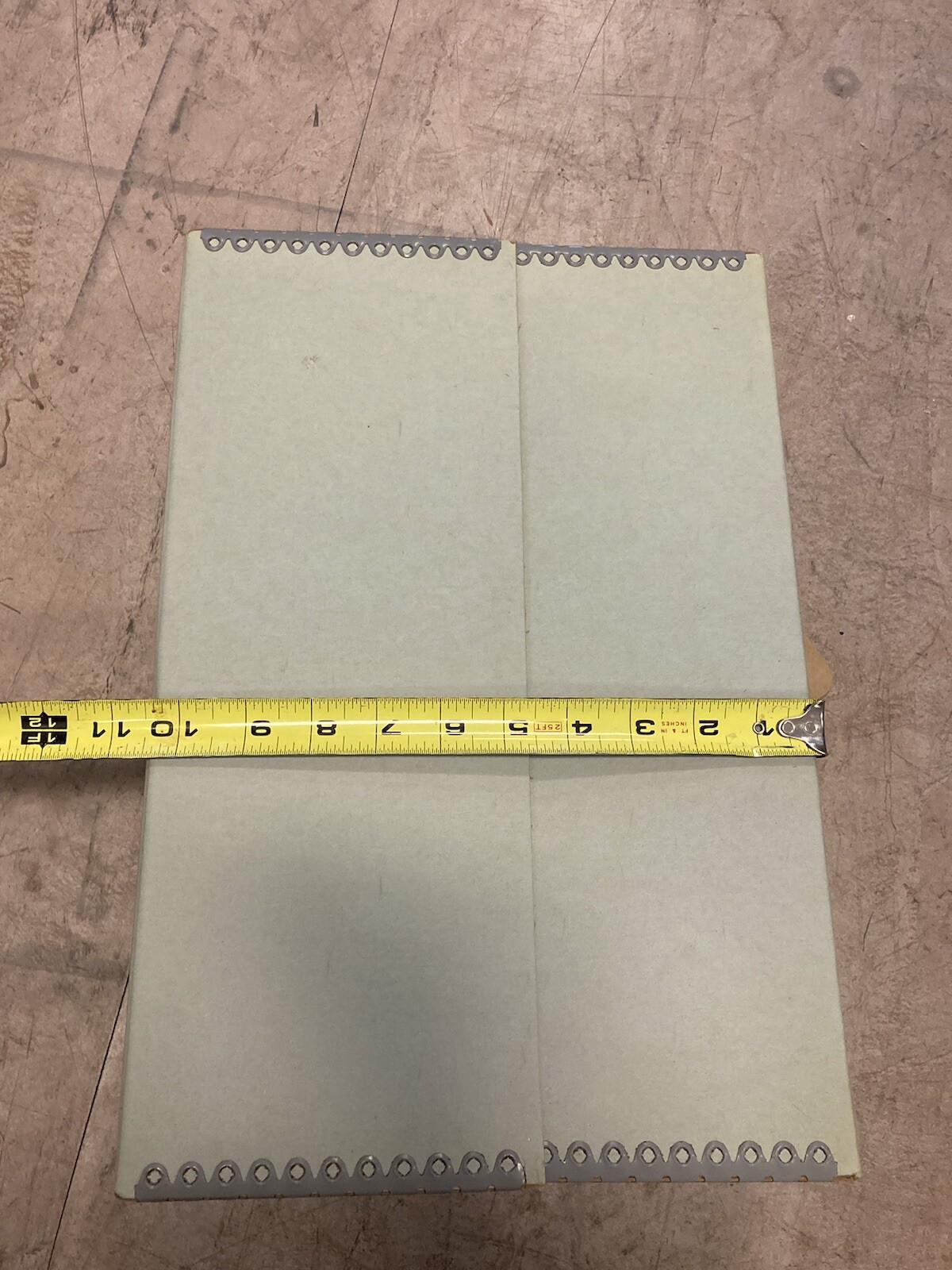 Vtg Archival Folio Storage Box Metal Edge Archival Boxboard AcidFree 15.5x10.5x5