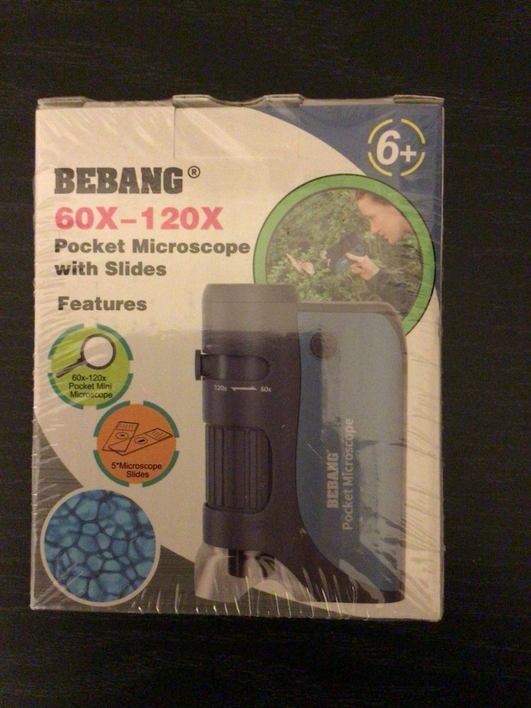 Bebang Portable Pocket Microscope New in Box