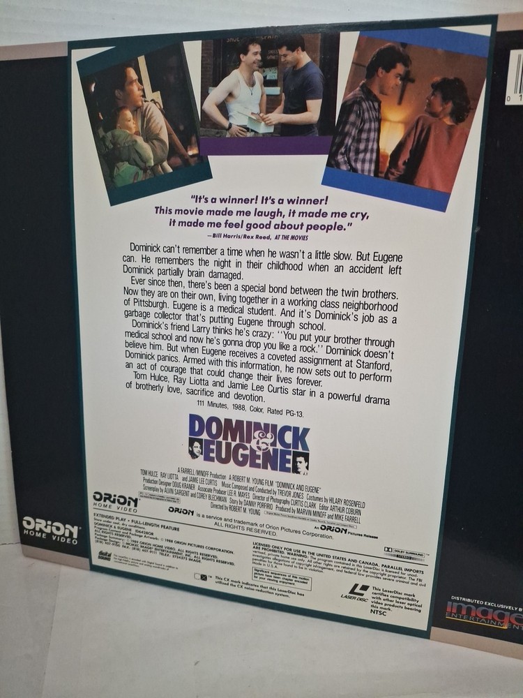 DOMINICK & EUGENE (1988 LASERDISC)Ray Liotta,gr