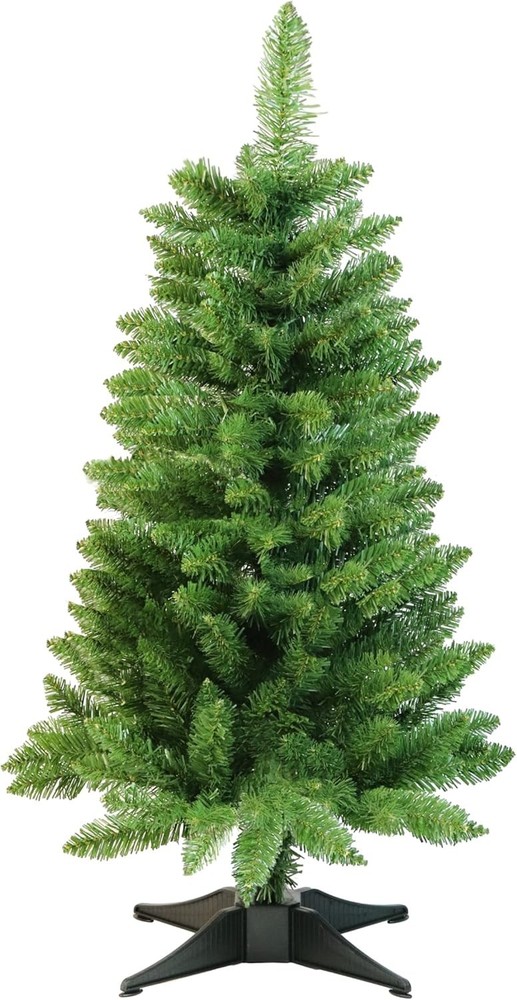 Stunning 3FT Artificial Pine Tree - 160 Tips & Warm White Lights for Festivity