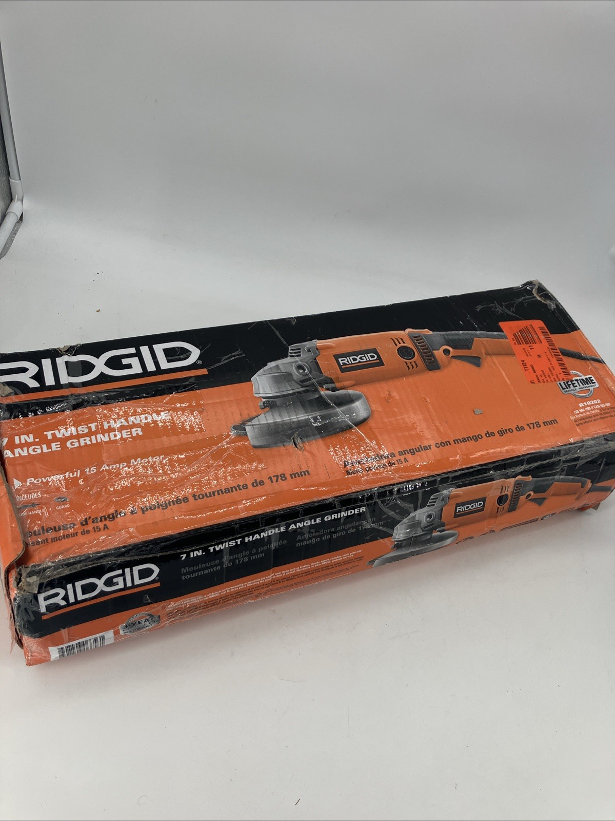 RIDGID R10202 15A 7” Angle Grinder Heavy Duty – Tested Ships Fast