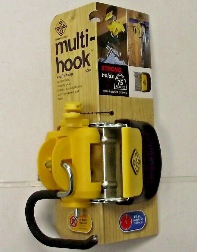 FlipClip 5000 Multi Hook Hold 75lbs. No Tools Required For Install