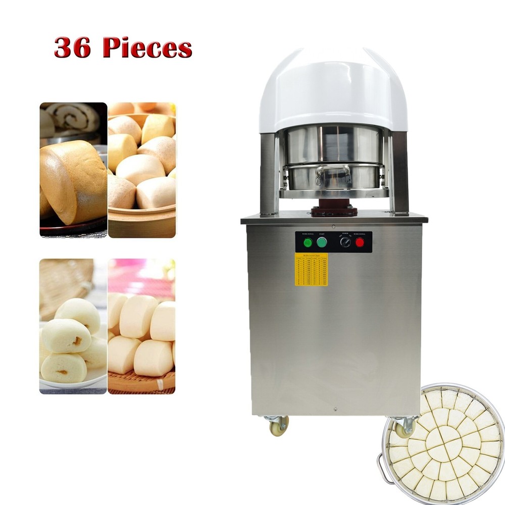 36 Pieces Full-automatic Dough Divider Cutter Commercial Dough Rollers Cutters