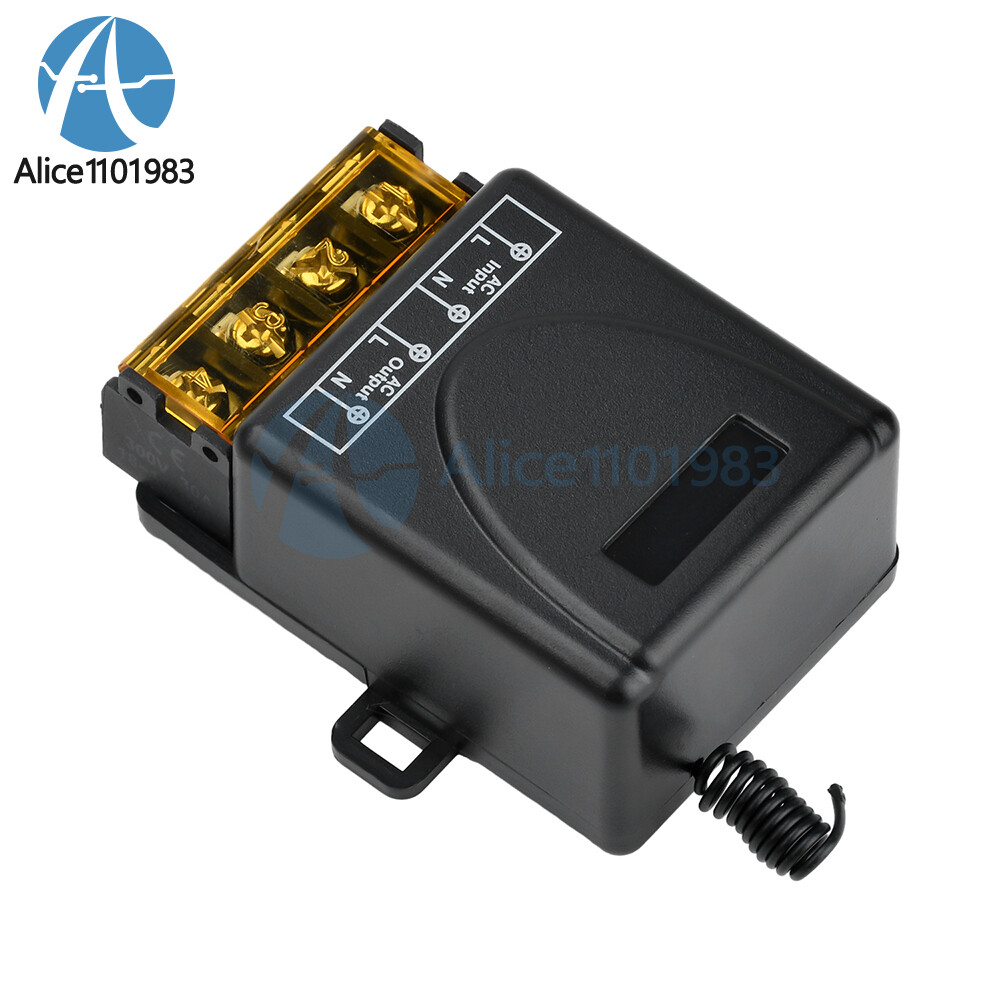 AC85-250V Wireless Remote Control Light Switch Transmitter For Water Pump Lamp