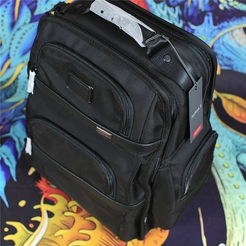 TUMI ALPHA3 Brief Pack Backpack Ballistic Black 2603578D3 outlet new
