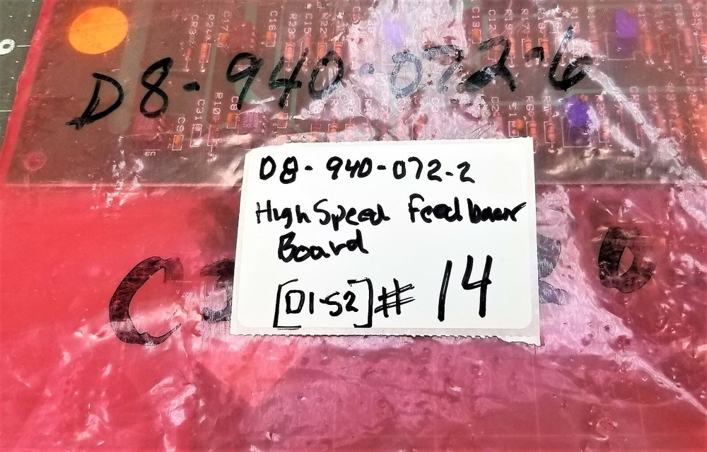 PRC CORP. D8-940-072-2 HIGH SPEED FEEDBACK BOARD [D1S2] #14