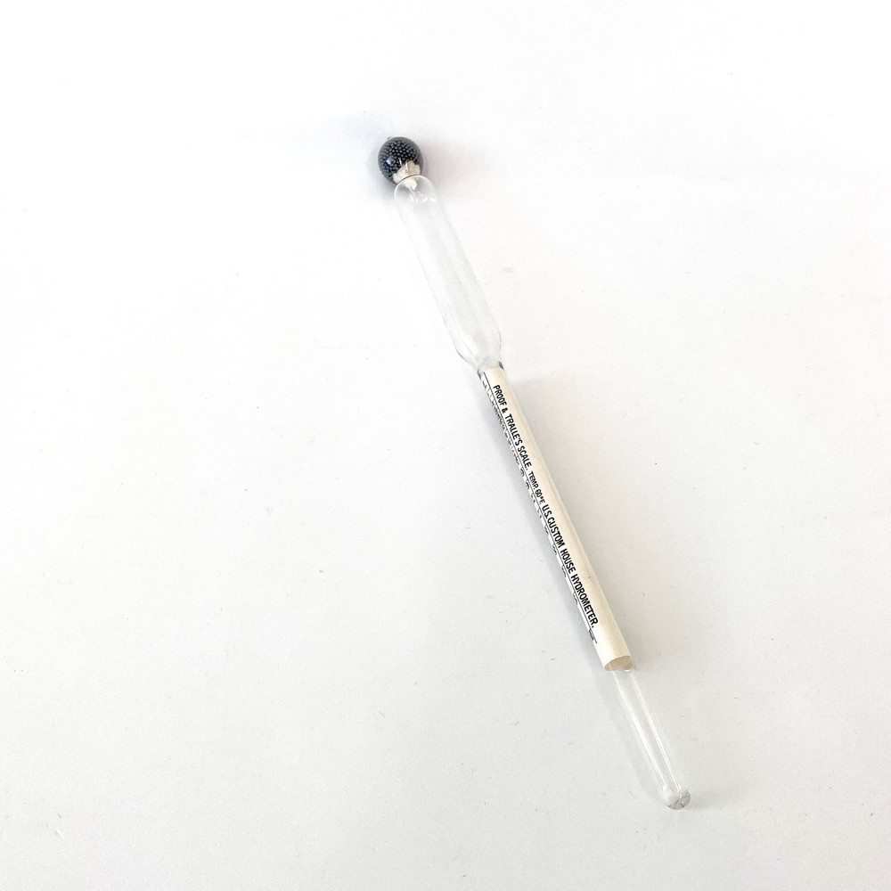 Hydrometer Proof & Tralle’s Scale Alcohol Spirits % Measurement Tool Vintage