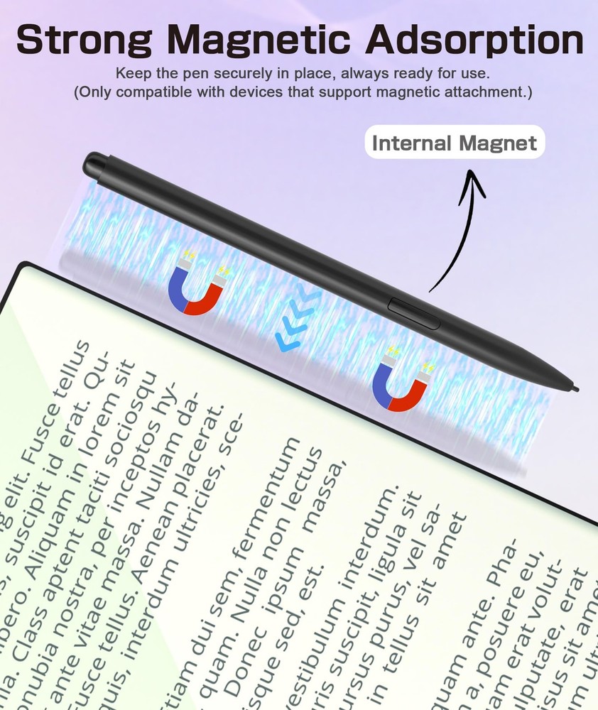 Magnetic EMR Stylus Compatible with Remarkable 2, Replacement Digital Pen wit...