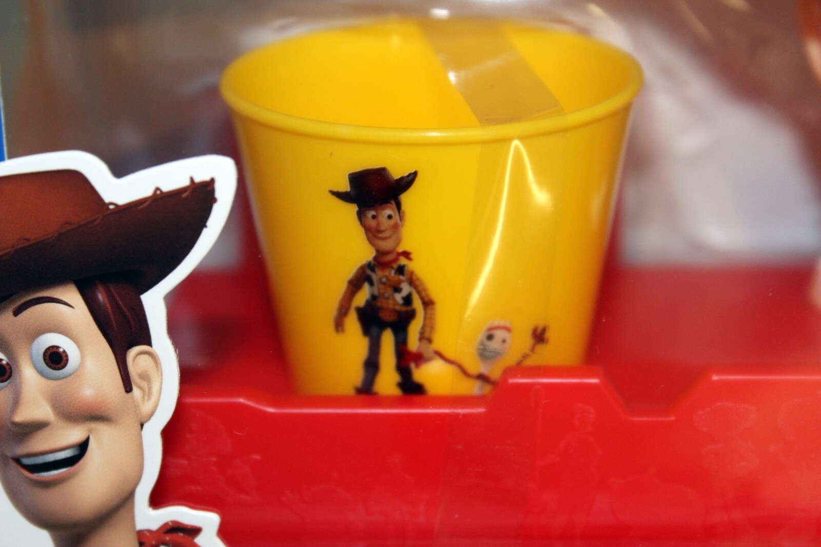 Toy Story Woody Travel Toothbrush Holder Rinse Cup Great Smile Set Disney Pixar