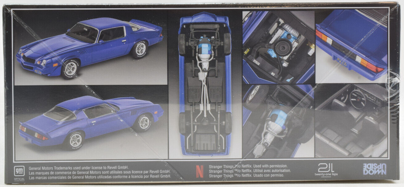 Revell Billy Hargrove's '79 Chevy Camaro Z/28 - Stranger Things 1/25 Model 14560