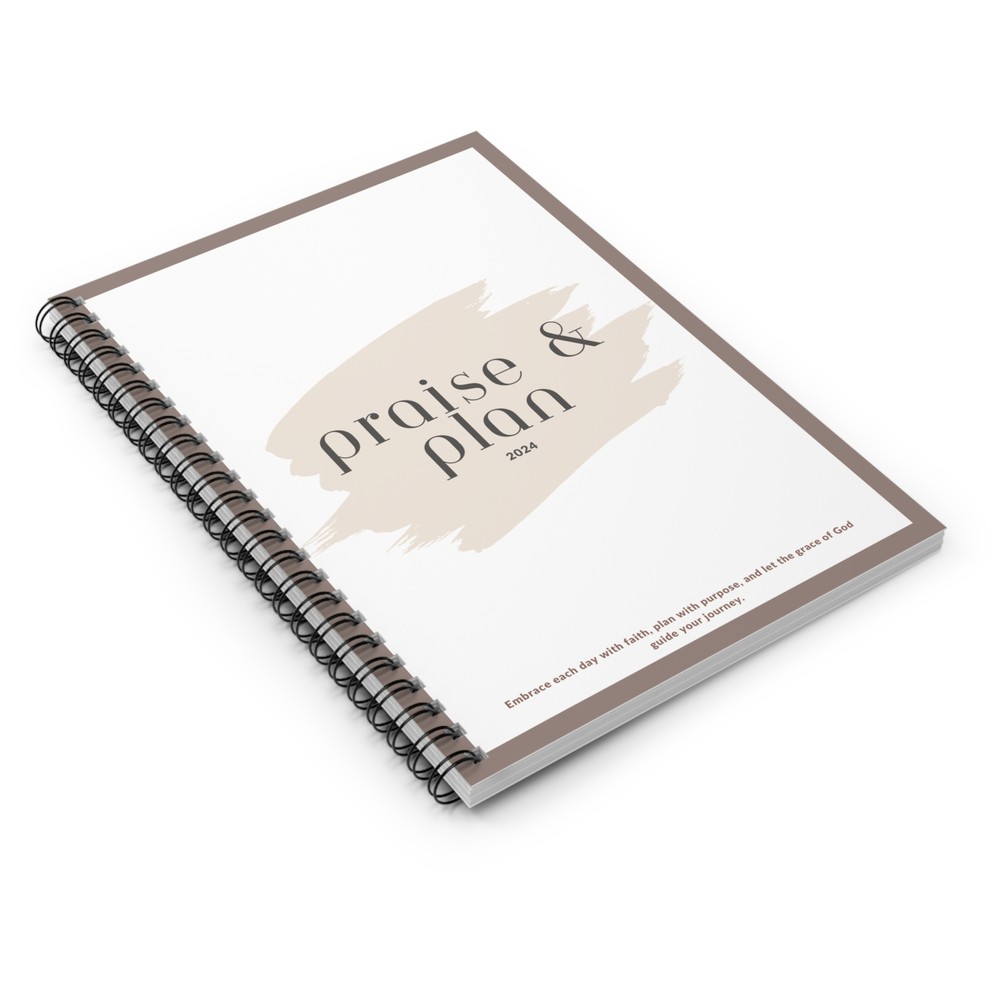 Praise & Plan Spiral Notebook - Ruled Line