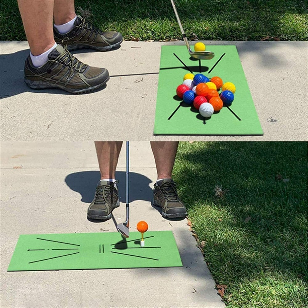 Golf Training Mat for Swing Detection Batting Practice Training Aid Game 30x60cm