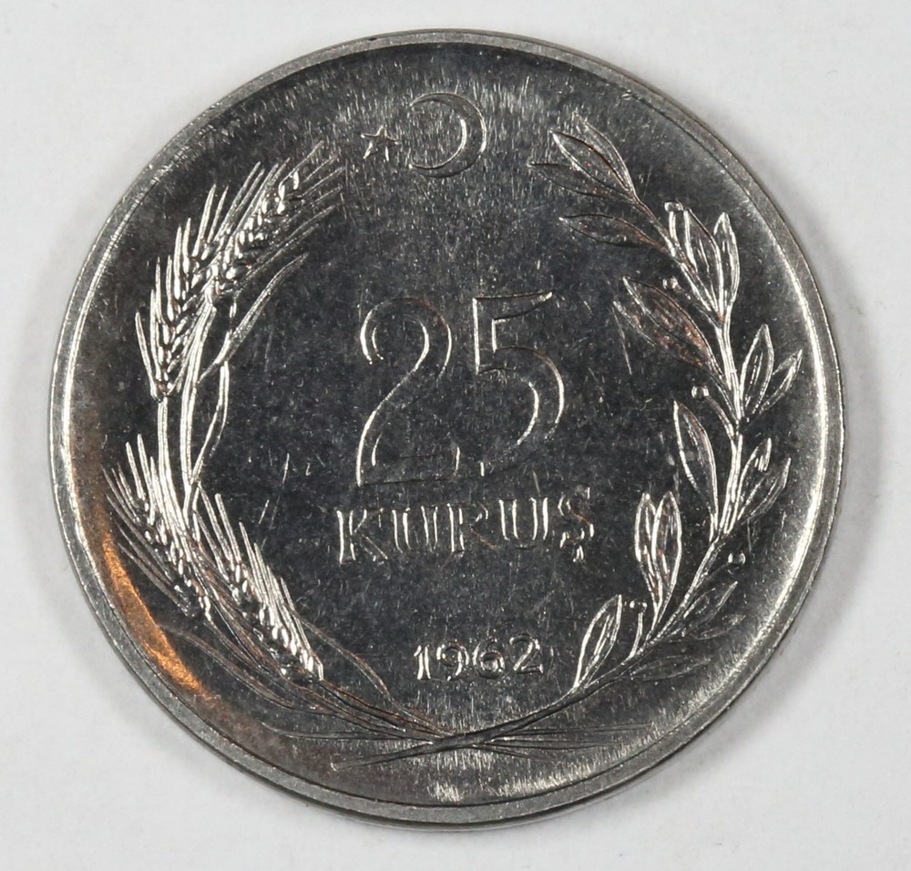 Turkey 1962 25 Kurus (15071-1204)