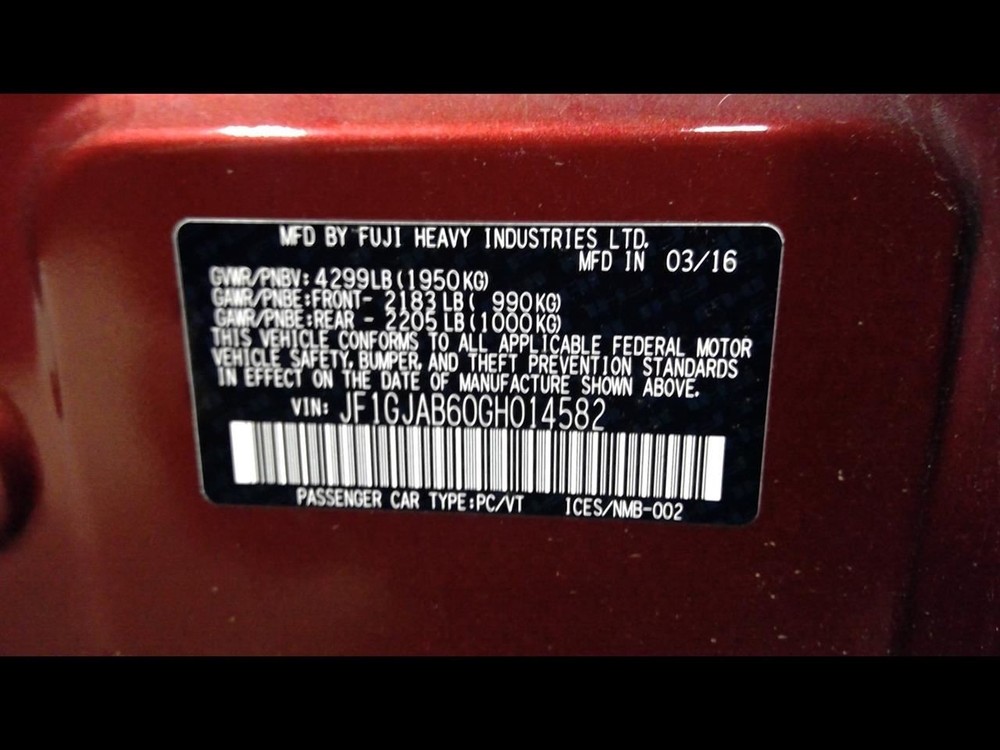 Multifunction Integrated Unit Control Module Fits 16-17 XV CROSSTREK 88281FJ280