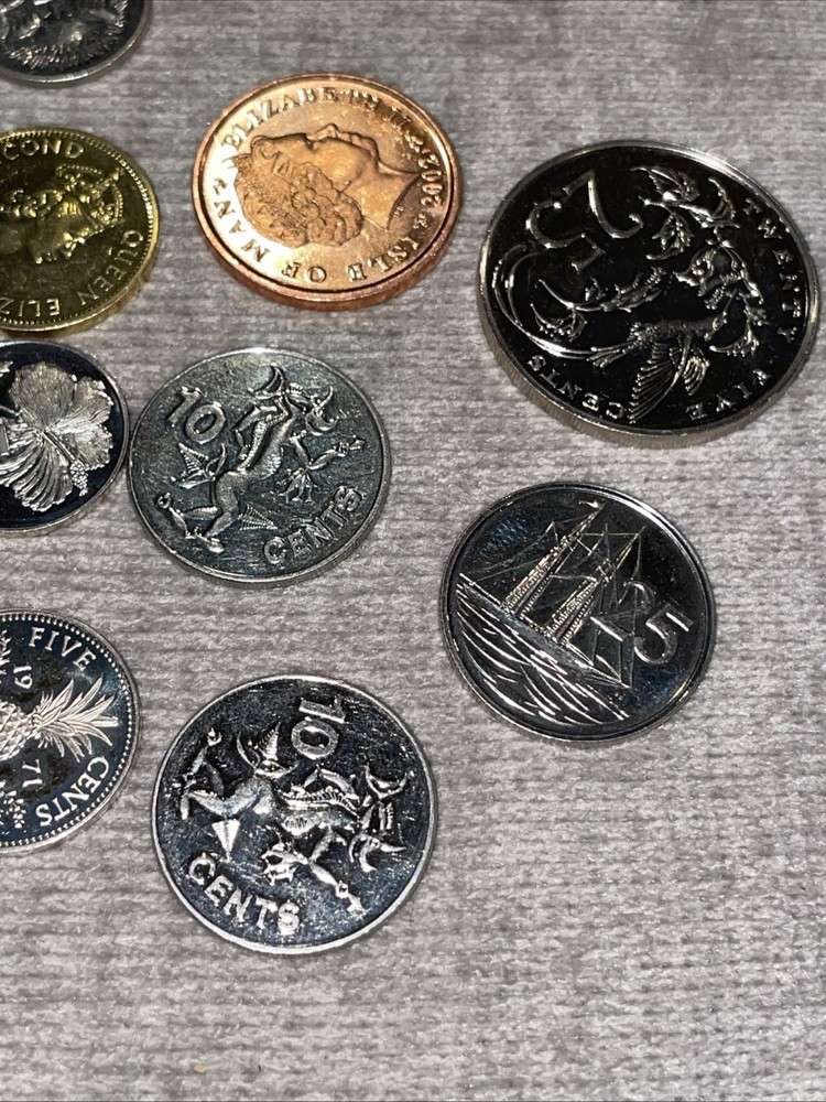 Assorted 12 World Foreign Proof Coins Lot