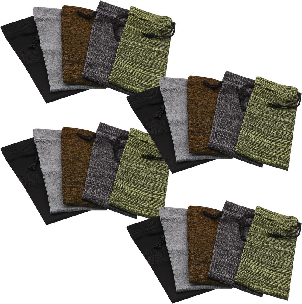 RUBY.Q 20pcs Handgun Socks, 16in Silicone Treated Knit Gun Socks, Breathable ...