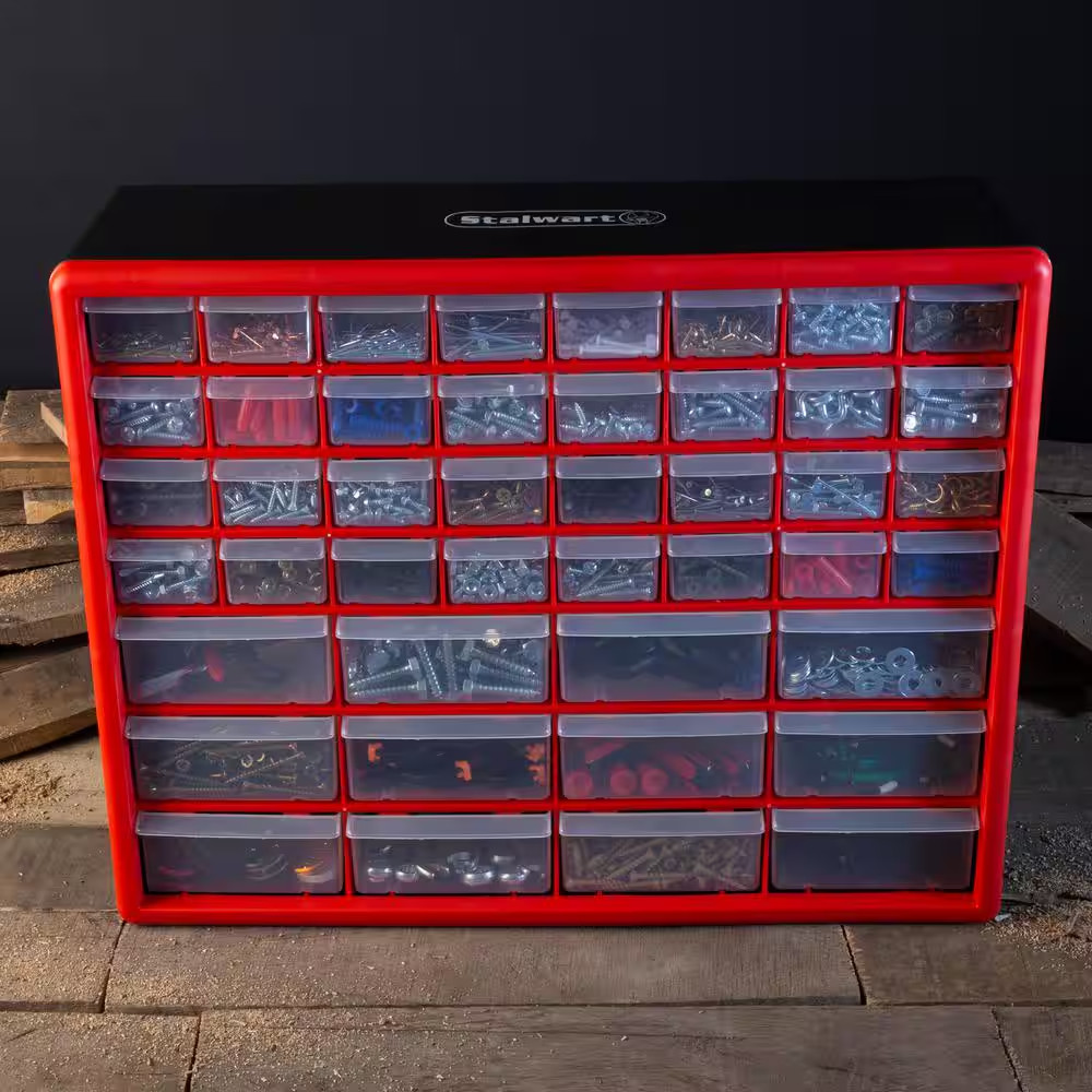 44-Compartment Small Parts Organizer
