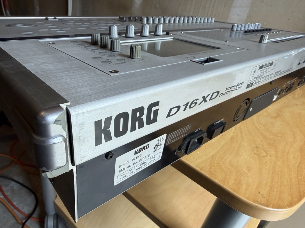 Korg D16XD MTR Multitrack Recorder Mixer Confirmed Operation