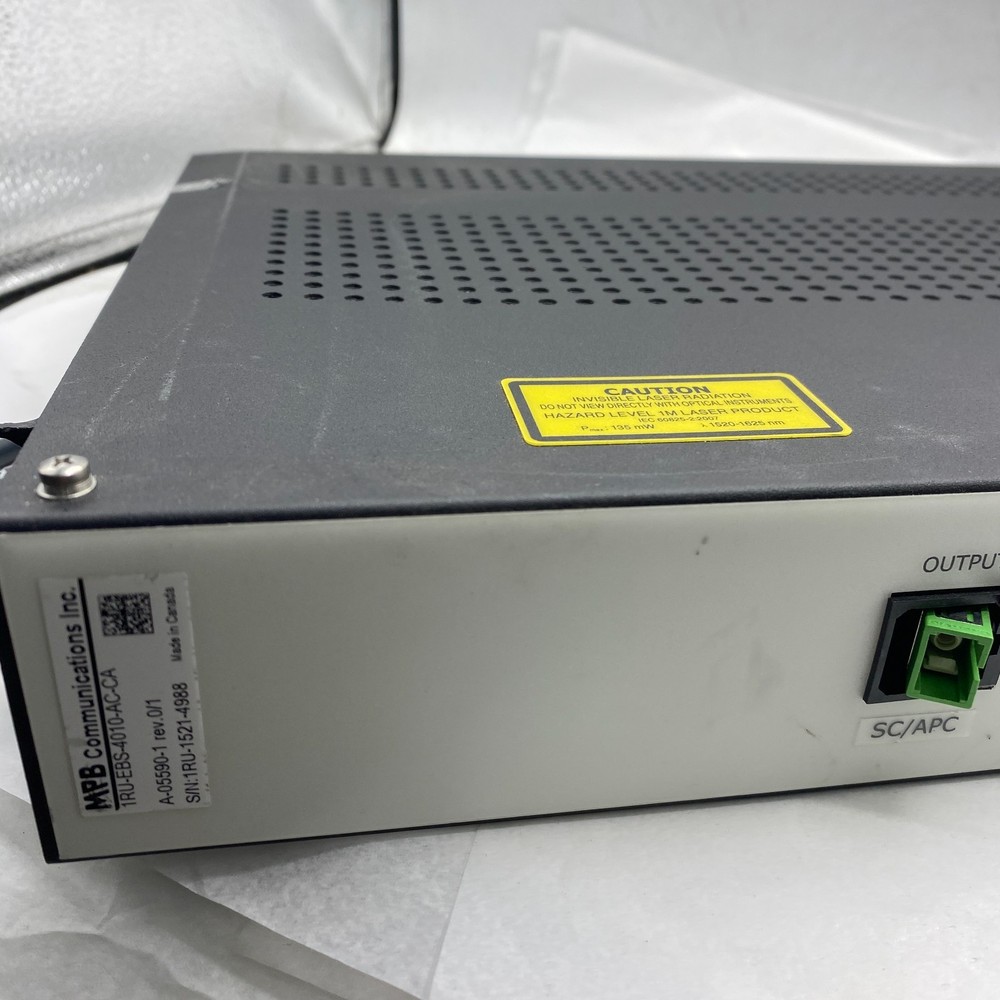 MPB COMMUNICATIONS 1RU-EBS-4010-AC-CA Erbium Broadband Source (EBS) C-band ASE