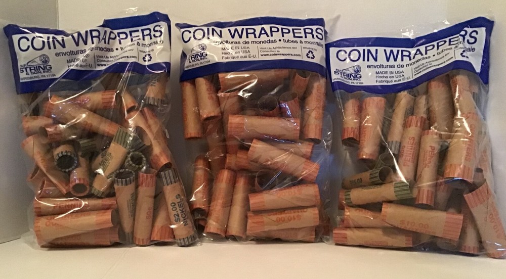 Preformed Coin Wrapper Bundle