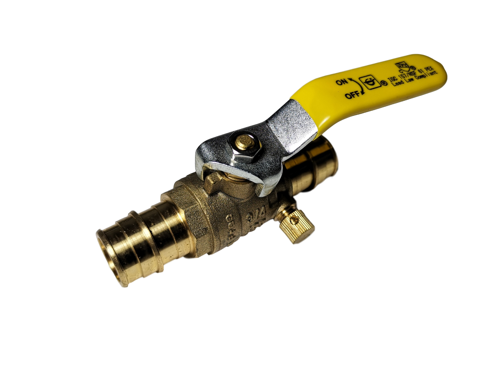 5 PCS. PEX A 3/4 BALL VALVE WITH DRAIN, EXPANSION F1960