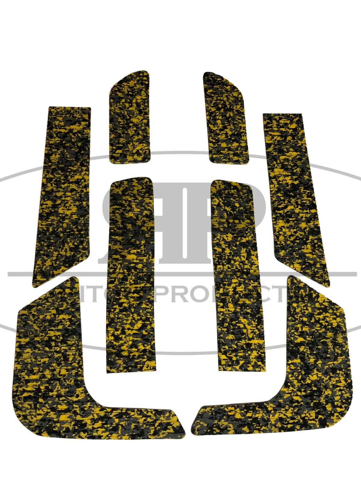 Sea-Doo 1993 1994 1995 1996 XP SPX SPI SP Traction Mat Kit foot pads Yellow Camo