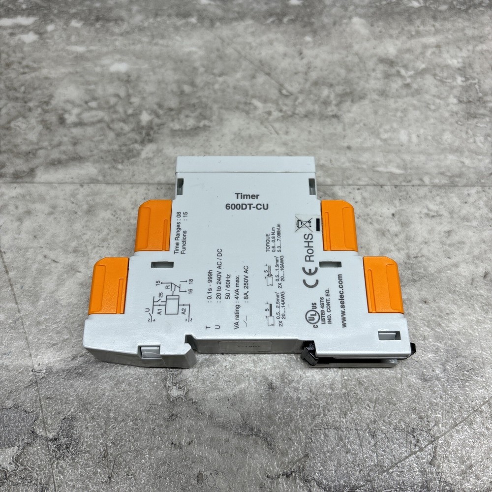 Automation 24 / Selec 600DT-CU 102080 Multi Function Timer Relay, New