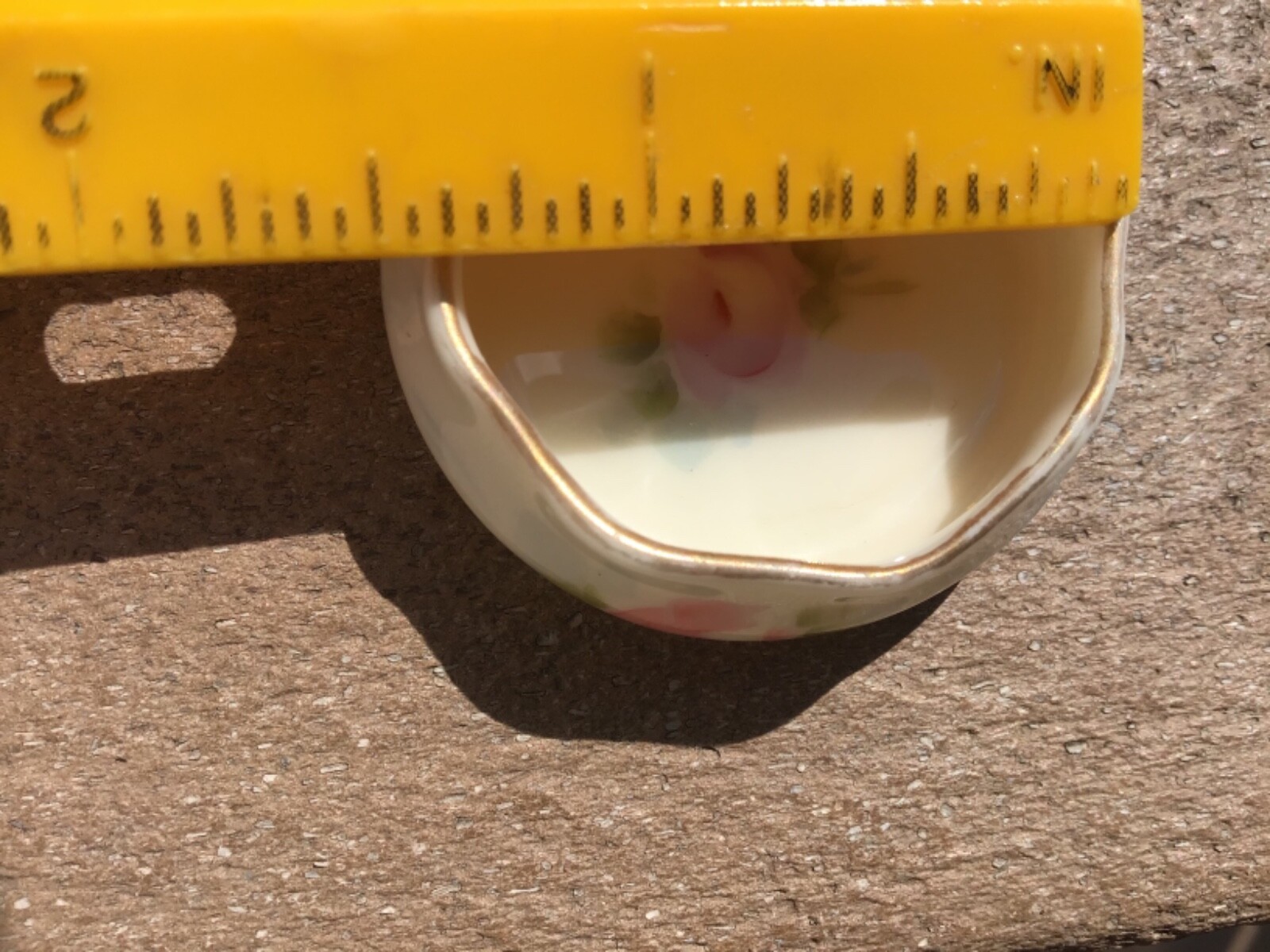 Lenox Belleek Salts Black Mark Hand Painted Set 6 1889-1906 Mark Fine Porcelain