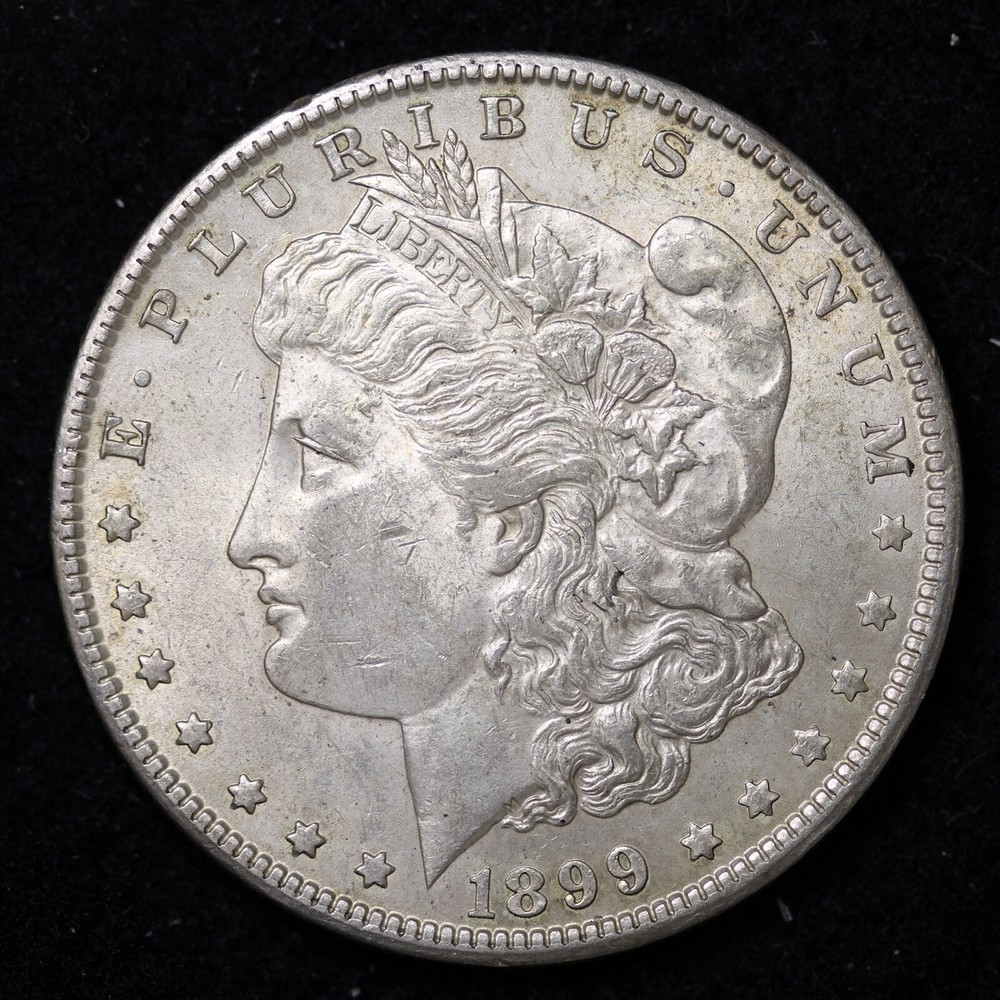 1899-O Silver Morgan Dollar BU B043