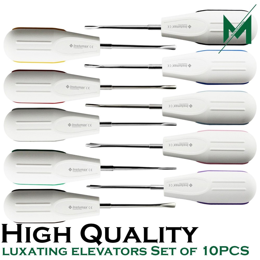 Dental White Root Elevator Oral Surgery PDL Luxating Tooth loosening Diff Sizes