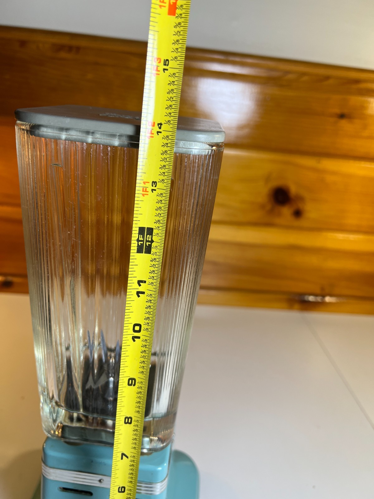 Vintage 1950s Dormeyer Model 5906 Turquoise Teal Blender Glass Chef Logo CHICAGO